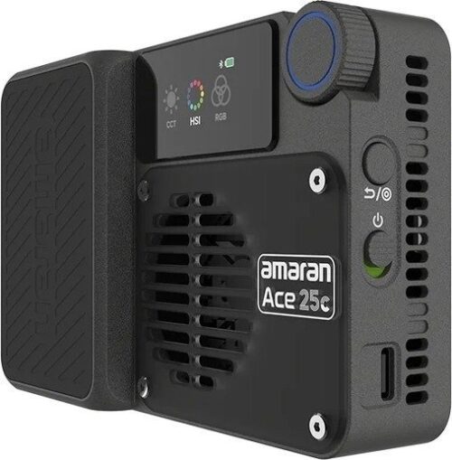 פנס RGB LED לצילום Amaran Ace 25c - צבע פחם