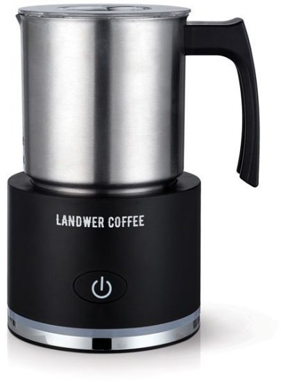 מקציף חלב מיכל נירוסטה 250 מ''ל דגם Leche מבית Landwer - צבע שחור