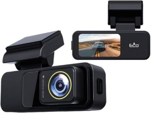 מצלמת דרך קדמית 2K ואחורית FHD1080 עם WiFi ו- GPS מבית ECO