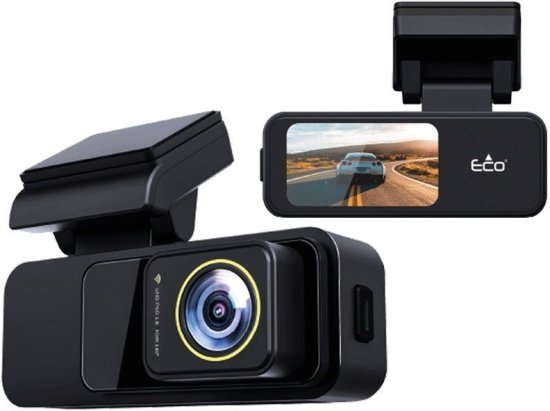 מצלמת דרך קדמית 2K ואחורית FHD1080 עם WiFi ו- GPS מבית ECO