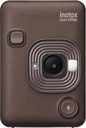 מצלמת אינסטנט Fujifilm instax Mini LiPlay - בצבע Deep Bronze