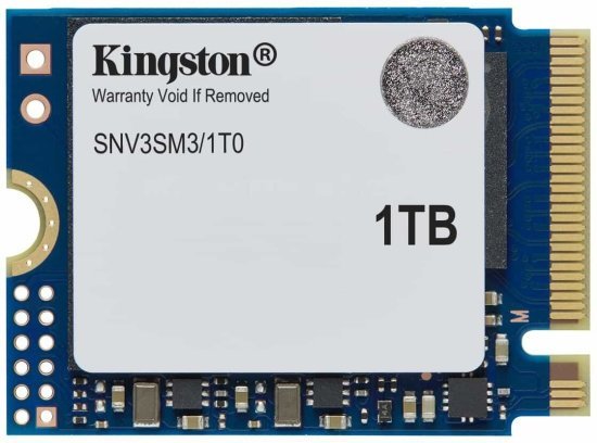 כונן SSD פנימי NV3 PCIe 4.0 NVMe בתצורת M.2 2230 דגם SNV3SM3 / 1T0 מבית Kingston - נפח 1TB