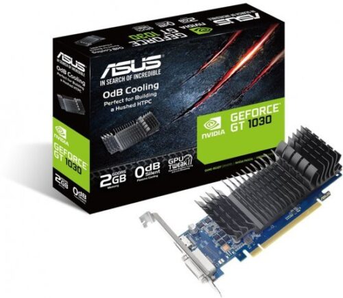 כרטיס מסך Asus GT 1030 Low Profile 2GB GDDR5 DVI HDMI PCI-E