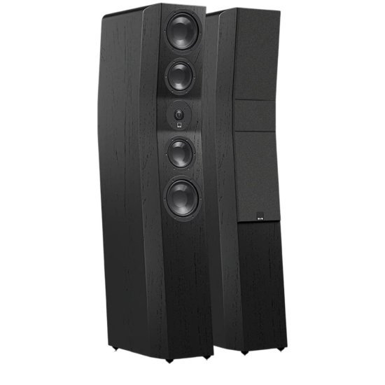 זוג רמקולים רצפתיים Ultra Evolution Tower מבית SVS - צבע עץ שחור