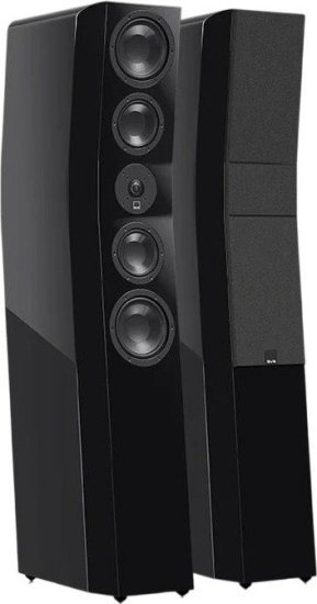 זוג רמקולים רצפתיים Ultra Evolution Tower מבית SVS - צבע שחור מבריק