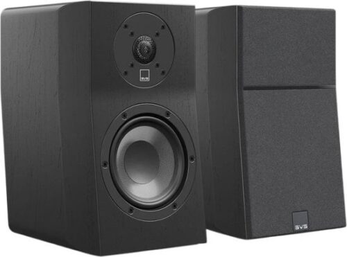 זוג רמקולים מדפיים Ultra Evolution Nano מבית SVS - צבע עץ שחור