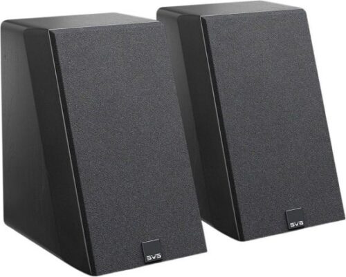 זוג רמקולים מדפיים Ultra Evolution Elevation מבית SVS - צבע עץ שחור