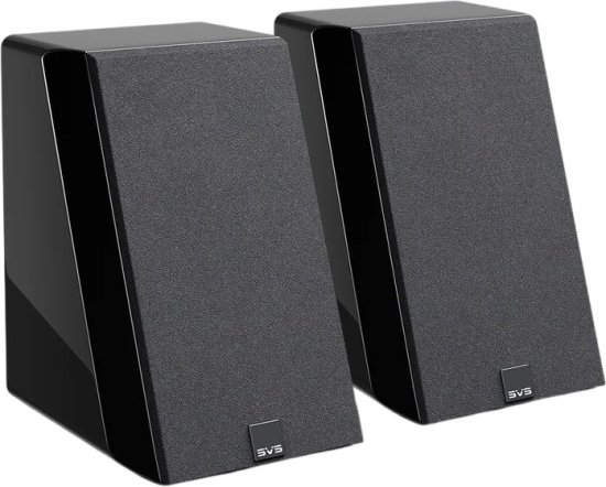 זוג רמקולים מדפיים Ultra Evolution Elevation מבית SVS - צבע שחור מבריק