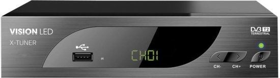 ממיר דיגיטלי לטלוויזיה LED Full HD תומך בעידן+ החדש דגם X-TUNER מבית Vision