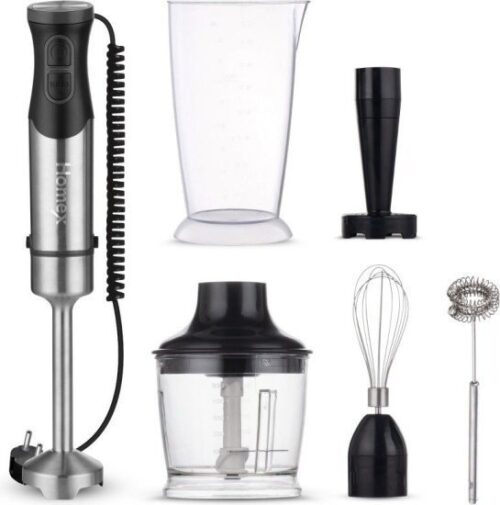 בלנדר מוט 6 ב-1 1800W דגם BLENX-1800 מבית Homex - צבע שחור / נירוסטה