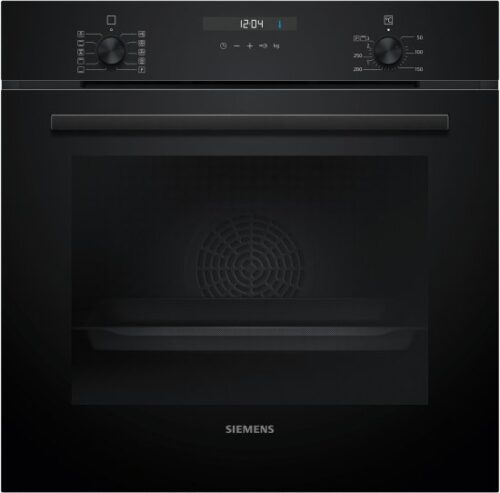תנור בנוי 71 ליטר 7 תוכניות דגם HB237GEB3Y מסדרת IQ500 מבית Siemens - צבע שחור - תוצרת גרמניה - אחריות יבואן רשמי BSH