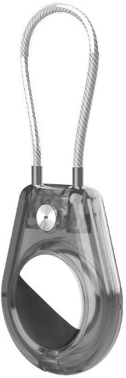 401552_b_1.jpg כיסוי מחזיק מפתחות ל-Apple AirTag דגם The Zephiron מבית Camel Mountain - צבע שקוף שחור