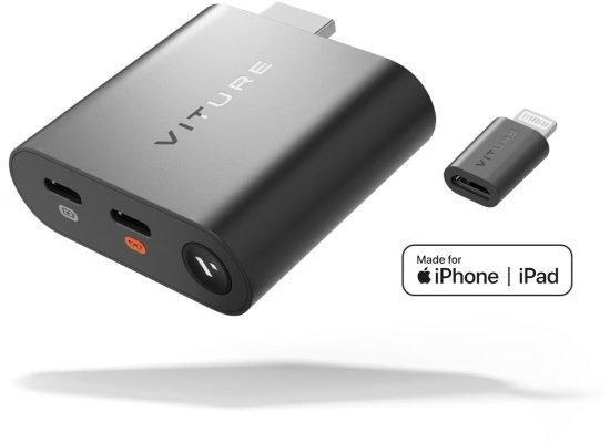 401621_b_1.jpg מתאם HDMI ל-iPhone עם חיבור Lightning מבית VITURE