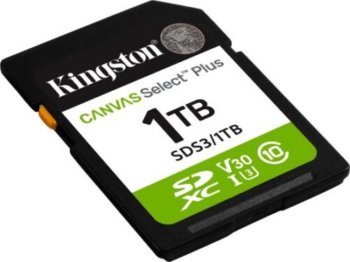 401786_b_1.jpg כרטיס זיכרון SDXC דגם Kingston Canvas Select Plus SDS3 / 1TB - נפח 1TB