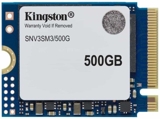 401797_b_1.jpg כונן SSD פנימי NV3 PCIe 4.0 NVMe בתצורת M.2 2230 דגם SNV3SM3 / 500G מבית Kingston - נפח 500GB