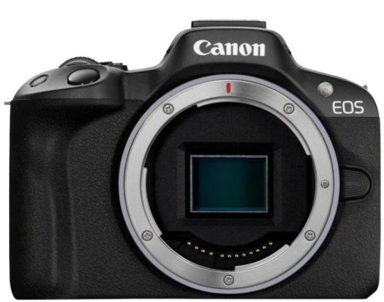 ערכה ליוצרי תוכן הכוללת מצלמה דיגיטלית ללא מראה Canon EOS R50 בצבע שחור + עדשת RF-S 18-45mm F4.5-6.3 IS STM