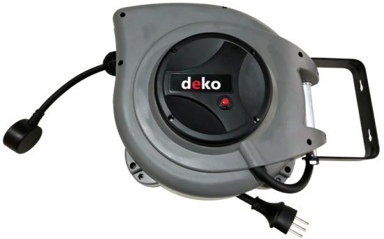 תוף מאריך אוטומטי 15 מטר כבל ניאופרן 3X2.5 מ''מ Deko