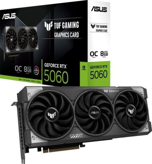 כרטיס מסך Asus TUF Gaming RTX 5060 OC 8GB GDDR7 TUF-RTX5060-O8G-GAMING