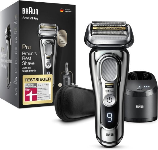 מכונת גילוח נטענת רטוב / יבש דגם 9466cc סדרת 9Pro מבית Braun