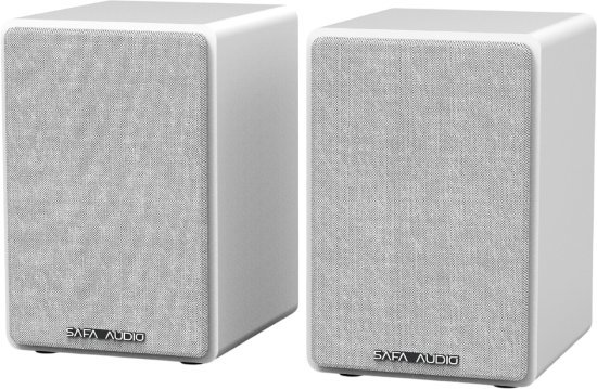 רמקולים אנלוגיים לפטיפון דגם WS-602 מבית SAFA - צבע לבן