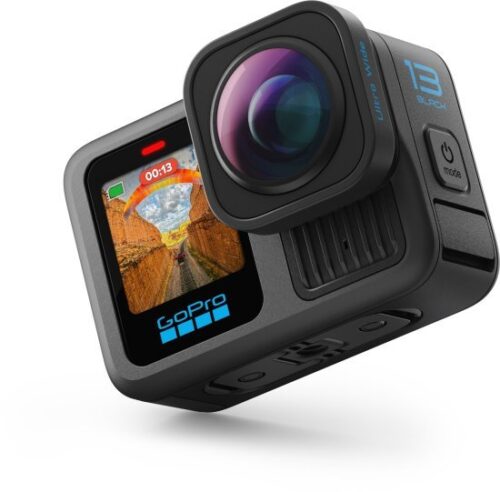 מצלמת אקסטרים GoPro HERO13 Black Ultra Wide Edition - צבע שחור -  שנתיים אחריות יבואן רשמי על ידי רונלייט