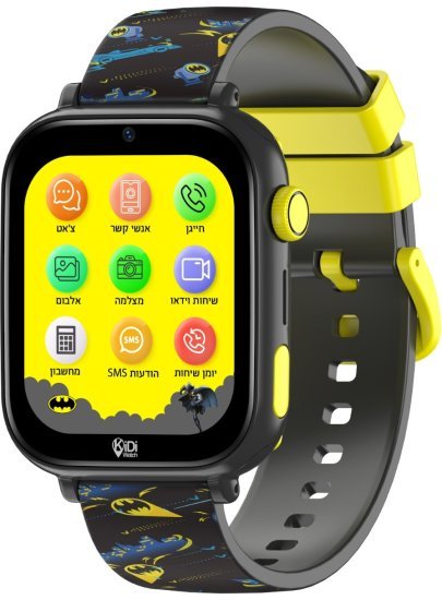 שעון חכם לילדים 4G עם סים מובנה מבית Kidiwatch - באטמן