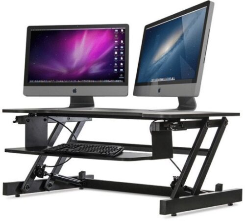 עמדת עמידה / ישיבה מתכווננת דגם SX32 מבית Casiii - צבע שחור