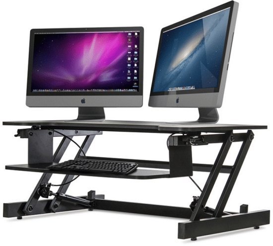 עמדת עמידה / ישיבה מתכווננת דגם SX32 מבית Casiii - צבע שחור