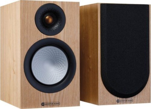 זוג רמקולים מדפיים דגם Silver 50 7G מבית Monitor Audio - צבע עץ מילה