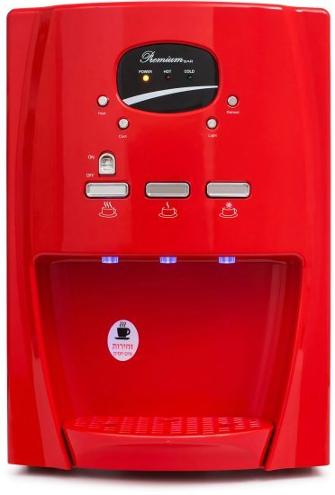 בר מים מכני דגם Premium מבית HDS Water - צבע אדום