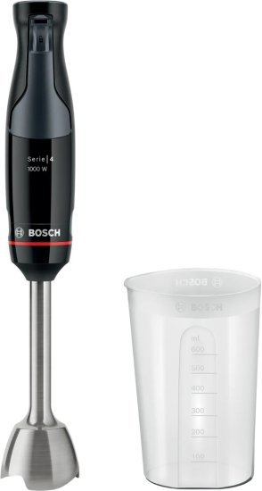 בלנדר מוט Bosch ErgoMaster MSM4B610 1000W - צבע שחור - שנתיים אחריות יבואן רשמי BSH