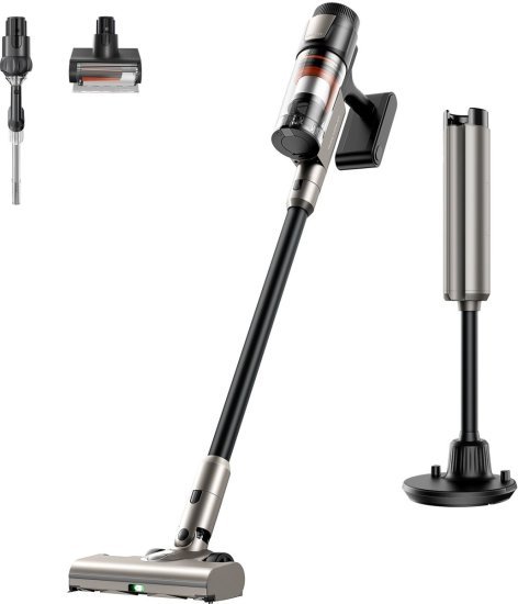 שואב אבק אלחוטי עם עמדת ניקוי עצמי Uwant V600 - צבע אפור