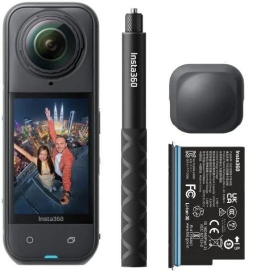 ערכת מצלמת אקסטרים וקיט אביזרים Insta360 X5 Starter Bundle