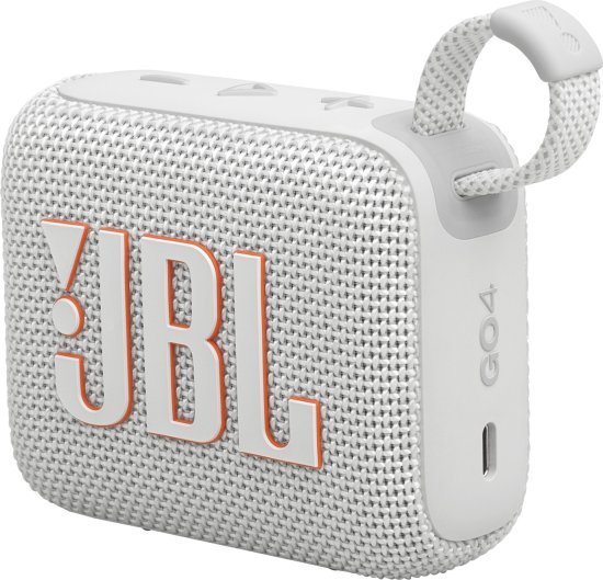 רמקול Bluetooth נייד JBL GO 4 - צבע לבן