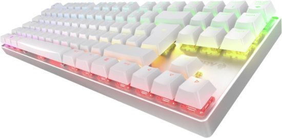 מקלדת גיימינג מכנית אלחוטית CHERRY MX 8.2 TKL - צבע לבן