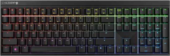 מקלדת גיימינג מכנית חוטית CHERRY MX 2.0S - צבע שחור