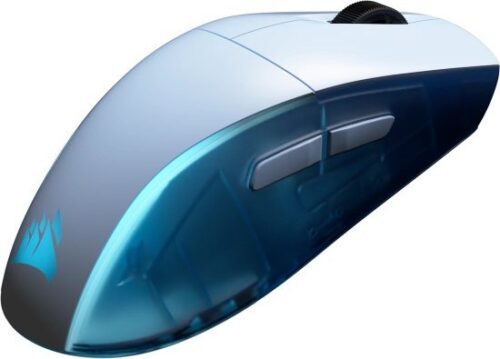 עכבר גיימרים אלחוטי Corsair M75 RGB WIRELESS Lightweight - צבע Glacier Blue