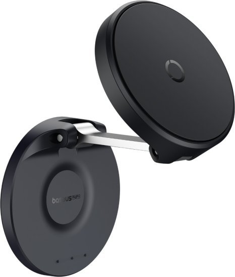 407329_b_1.jpg תושבת מגנטית לרכב תומכת Baseus MagPro Magsafe - צבע שחור