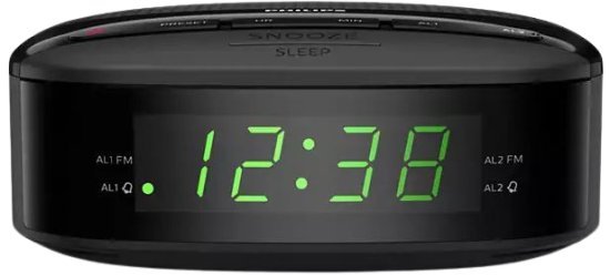 מציאון ועודפים - שעון רדיו דיגיטלי דגם Philips TAR3205 / 12 - צבע שחור