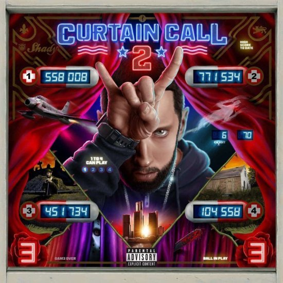 אלבום כפול Eminem - Curtain Call 2 Vinyl 2LP