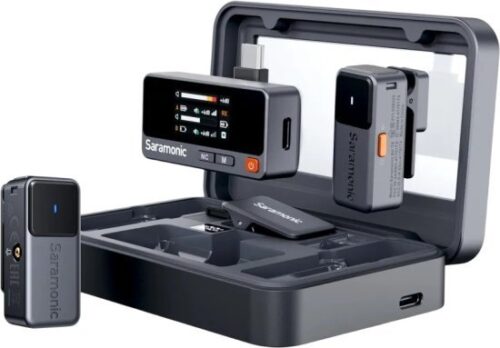 מערכת מיקרופוני דש אלחוטיים - 2 משדרים ומקלט Saramonic Air