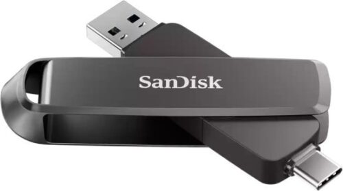 408397_b_1.jpg זיכרון נייד SanDisk Extreme Pro Dual Drive USB 3.1 Type-C - דגם SDDDE1-2T00-G46 - נפח 2TB - צבע שחור