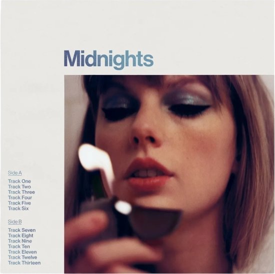 Taylor Swift - Midnights Blue Vinyl LP - תקליט תכלת