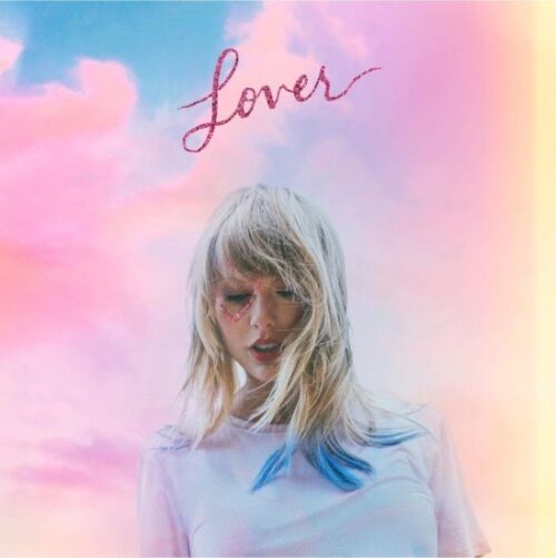 אלבום כפול Taylor Swift - Lover Blue and Pink Vinyl 2LP - תקליט צבעוני