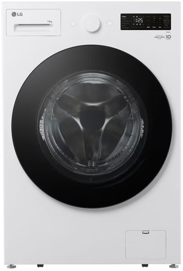 מכונת כביסה אינוורטר פתח חזית 14 ק''ג 1000 סל''ד LG WFS14110WB - צבע לבן