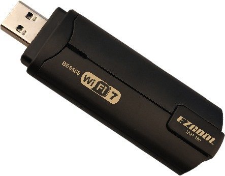 409149_b_1.jpg מתאם רשת אלחוטי EZCool 6500Mbps WiFi 7 802.11be Tri-Band USB Adapter UWF-765