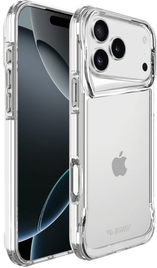 כיסוי Toiko Titan ל- Apple iPhone 17 Pro Max - צבע שקוף