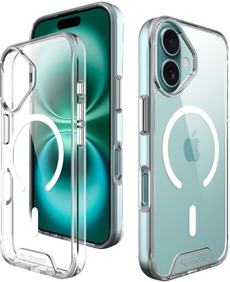 409803_b_1.jpg כיסוי Toiko Chiron תומך MagSafe ל- Apple iPhone 17 - צבע שקוף