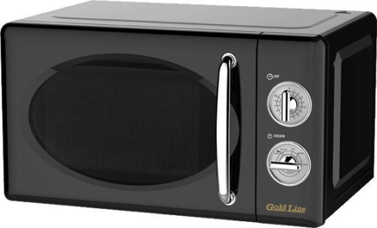מיקרוגל 21 ליטר מכני 700W דגם ATL-1325B מבית Gold Line - צבע שחור