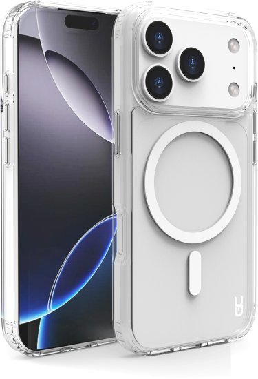 410127_b_1.jpg כיסוי Grip Case Crystal תומך MagSafe ל- Apple iPhone 17 Pro - צבע שקוף